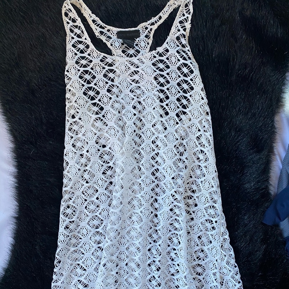 Steve madden and white swim cover